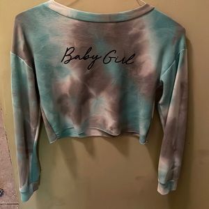 Tie dye fashion nova shirt crop top